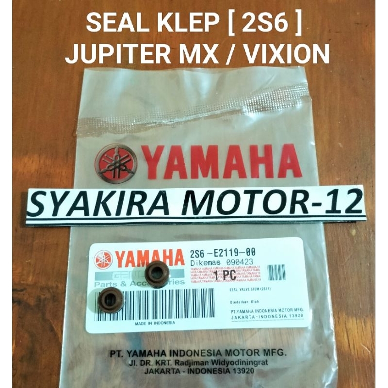 SEAL KLEP [ 2S6 ] JUPITER MX LAMA JUPITER MX NEW JUPITER MX KING R15 VIXION LAMA VIXION NEW SIL KLEP