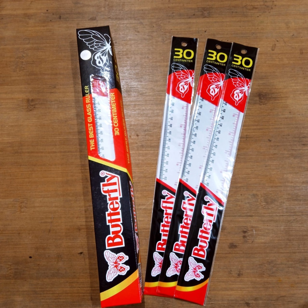 

Penggaris /Ruler 30cm Butterfly