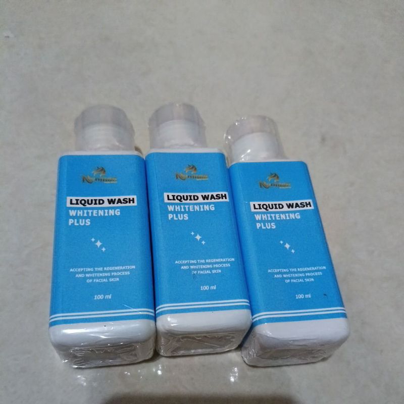 TERMURAH 3LIQUID WASH WHITENING PLUS NYOMAN SKINCARE