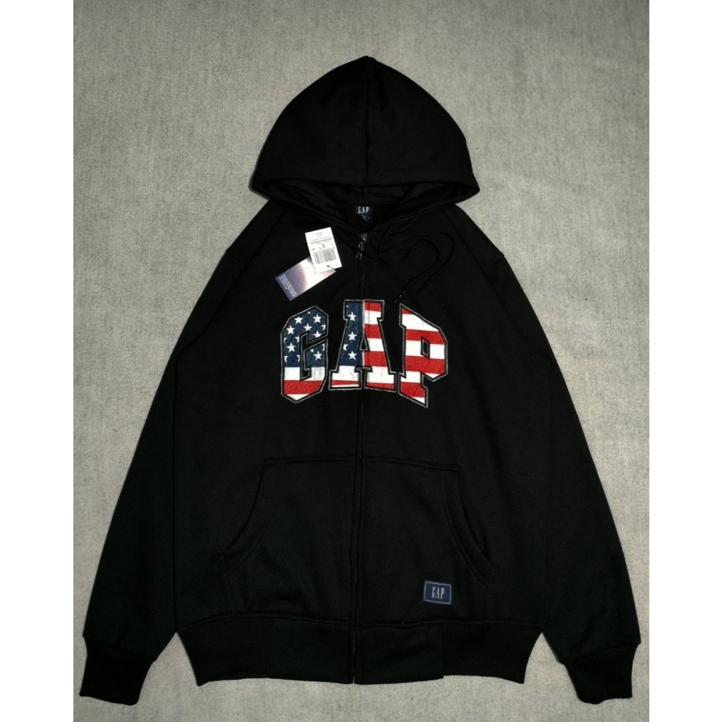 Hoodie Gap USA Logo Bordir - Hoodie Gap Pria wanita Premium Quality