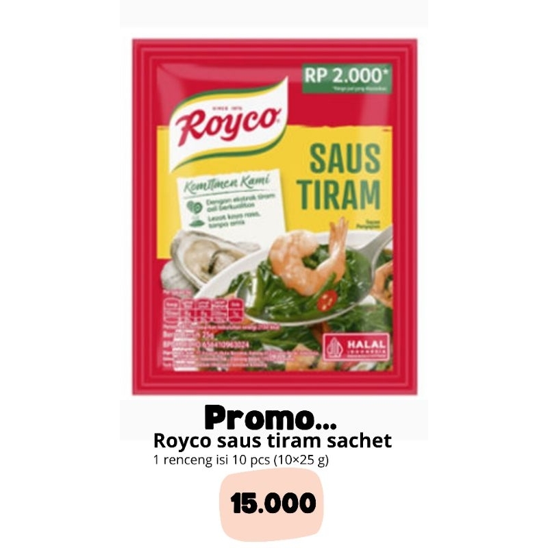

royco saus tiram sachet 25 g