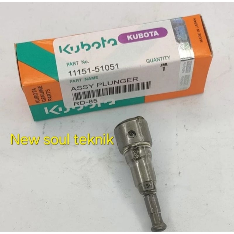 PLUNGER BOTOL RD85 DIS KUBOTA ORIGINAL