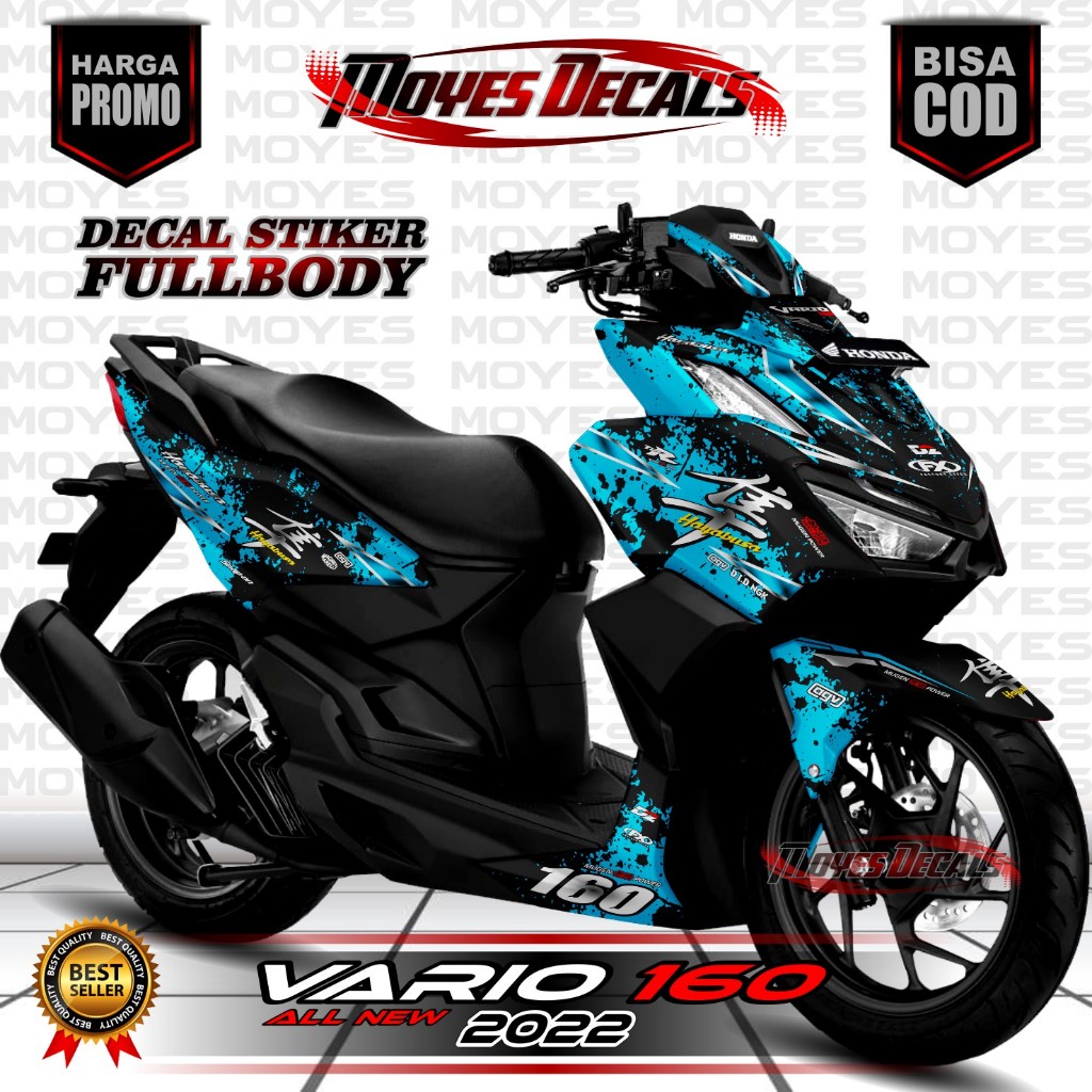 Decal Motor Vario 160 - Stiker Motor Vario 160 Fullbody Premium - Variasi Motor Honda Vario 160 2022