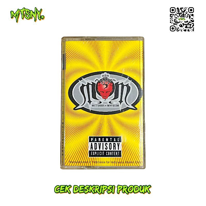 Kaset Pita Tape Band Rock Hip Hop Electronic Methods Of Mayhem Tahun 2000