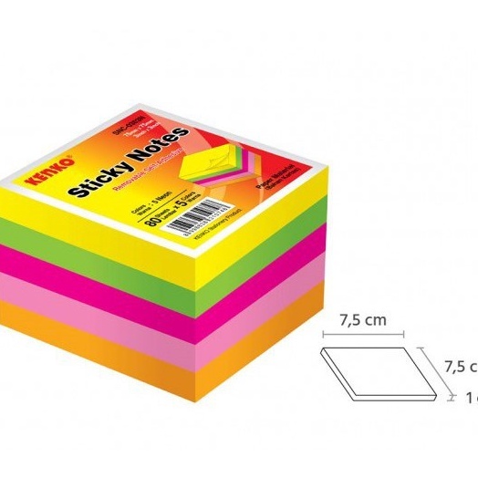 

SIAP KIRIM GAN Sticky Notes Cube KENKO SNC33N