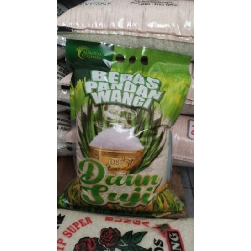 

Beras Kemasan 5kg Premium Pandan Wangi Best Seler Murah Putih Bersih Enak Puleun Pulen