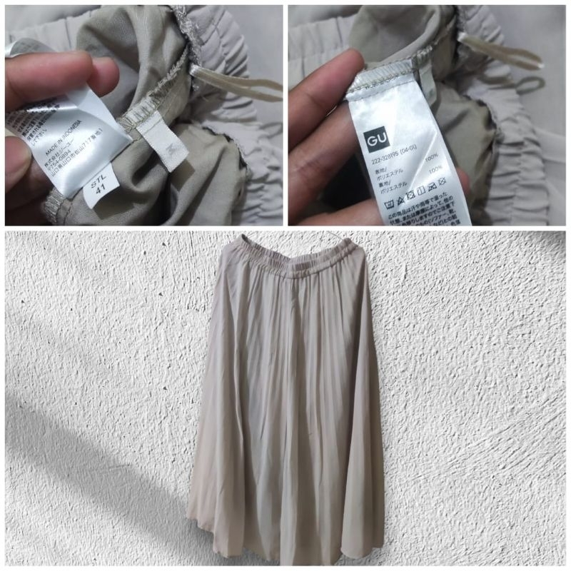 Uniqlo GU Rok plisket skirt pleated pleated Coksu