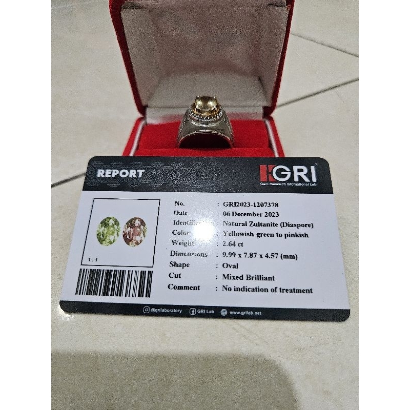 NATURAL ZULTANITE (DIASPORE)