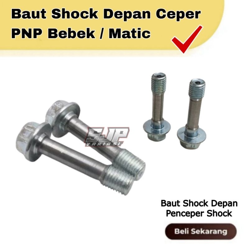 Baut Shock Depan Ceper Bebek Matic universal penceper shock depan  segitiga motor