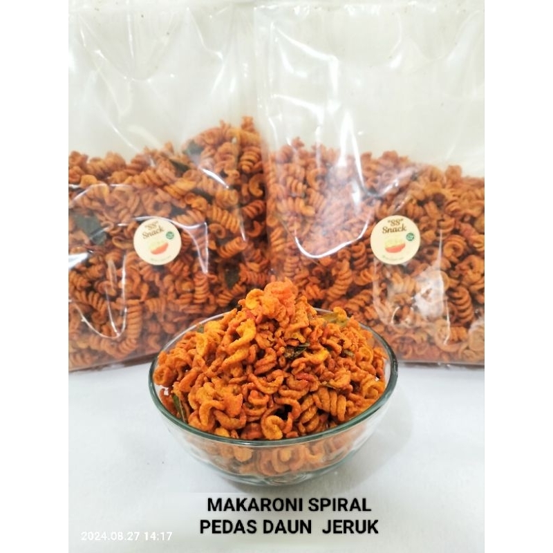

makaroni spiral(pedas daun jeruk)