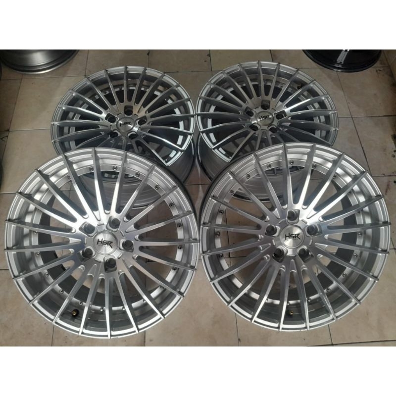 VELG MOBIL BEKAS HSR TANDAM RING 18 PCD 5X114,3 plus ban 235 40 r18 acclera