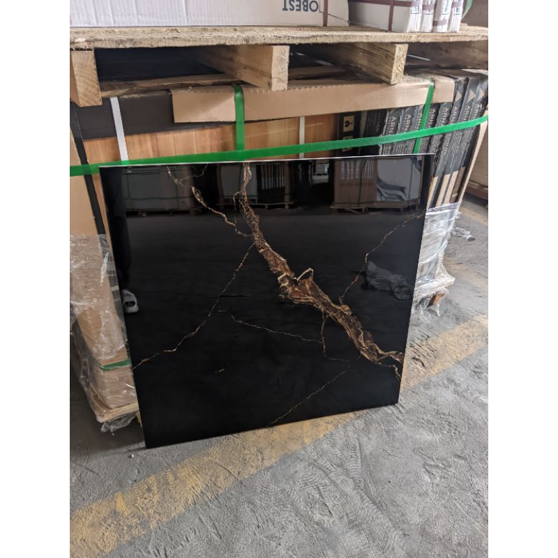 GRANIT LANTAI ARNA ZAMETA BLACK 60X60