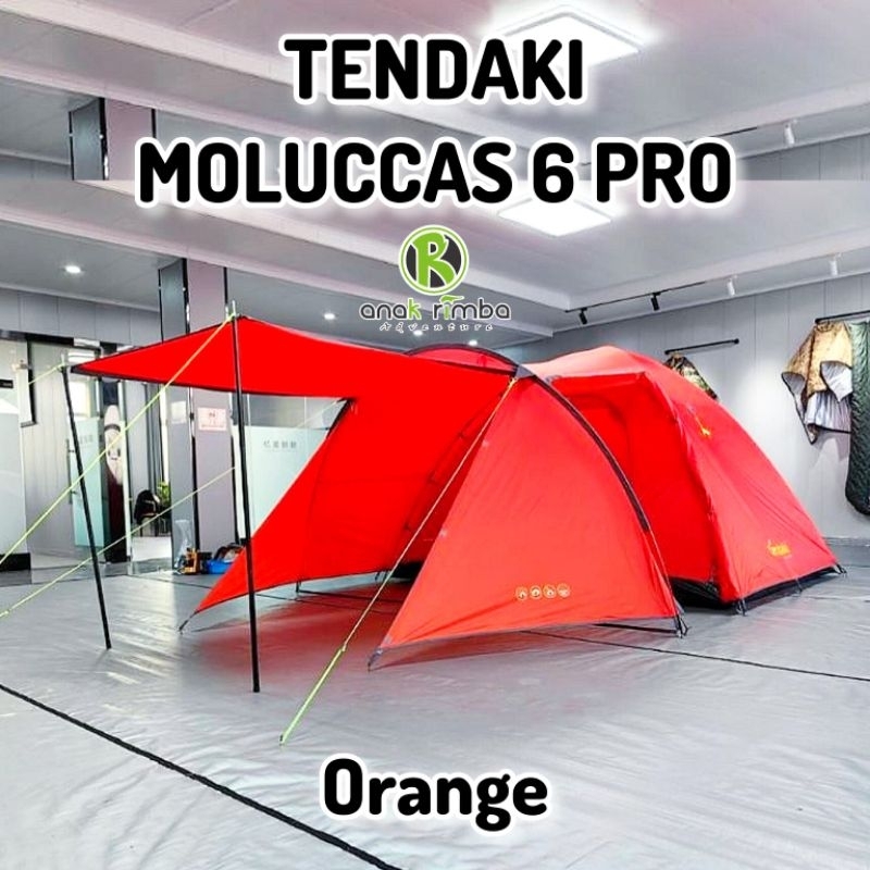 MOLUCCAS 6 PRO TENDAKI TENDA DOME KAPASITAS 6 ORANG