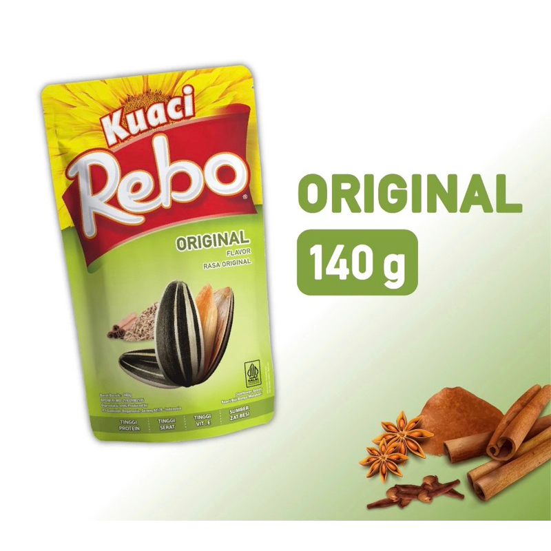 

KUACI REBO ORIGINAL / MILK / GREEN TEA 140 GRAM