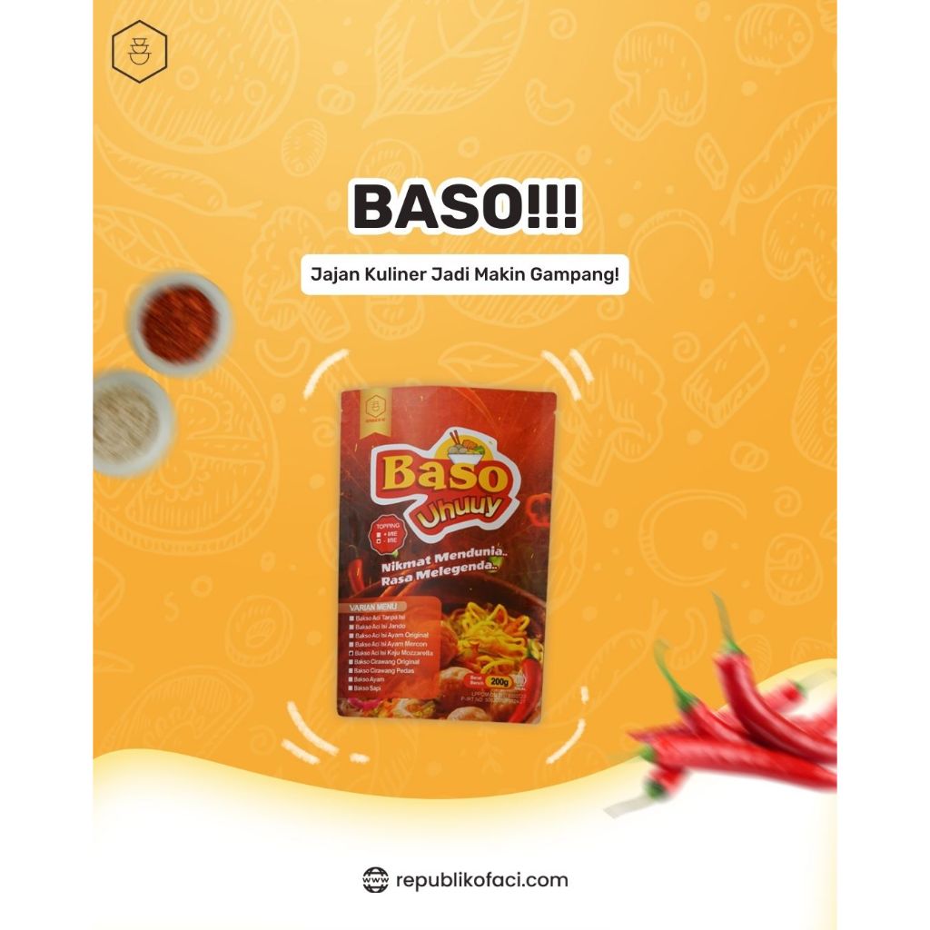 

Baso Uhuuy - Bakso Aci Isi Jando Yang Komplit