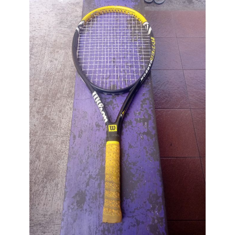 Raket Tenis Wilson Hyper Hammer 6.3 Berat : +- 260Gr 95" Power Holes Bekas Second