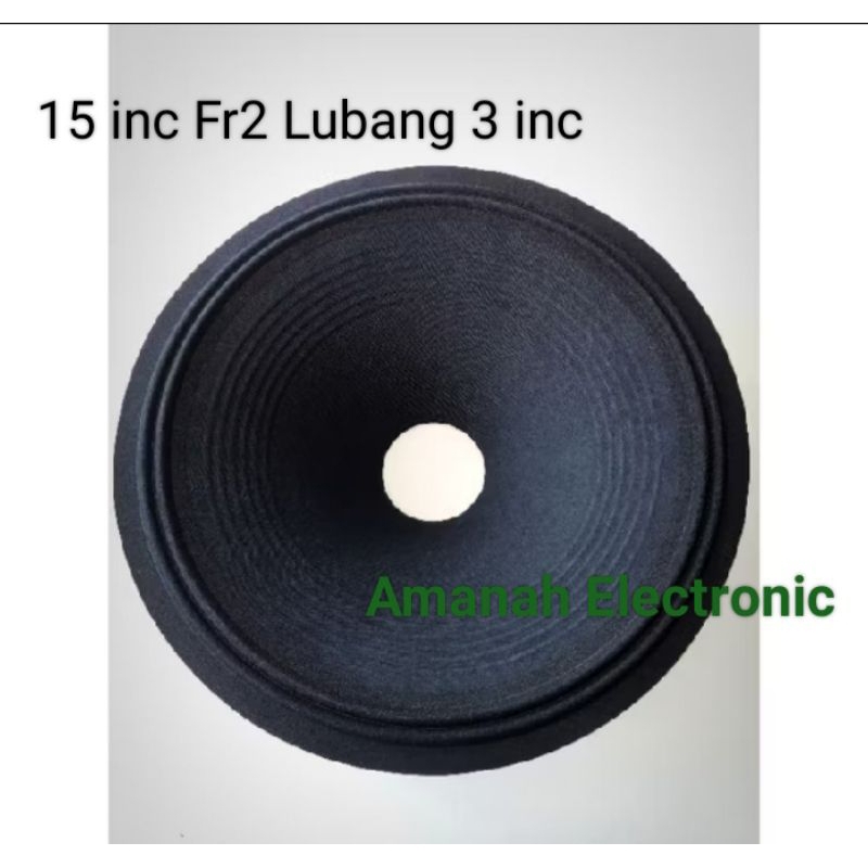 Daun kertas Speaker 15 in Lubang 3 inc full range
