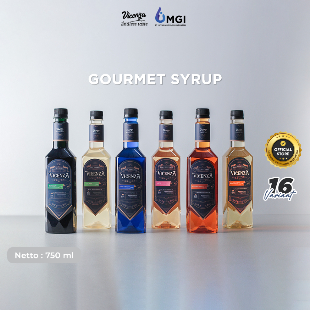 

MGI BALI - Vicenza Gourmet Syrup Minuman 750ML PT MGI ( Mutiara Gemilang Indonesia )