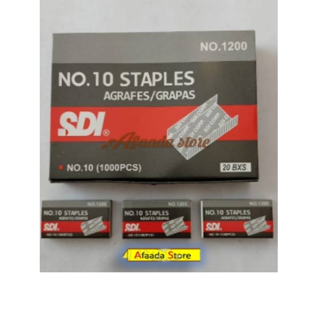 

Isi Staples / STAPLER SDI No 10 Ukuran Kecil