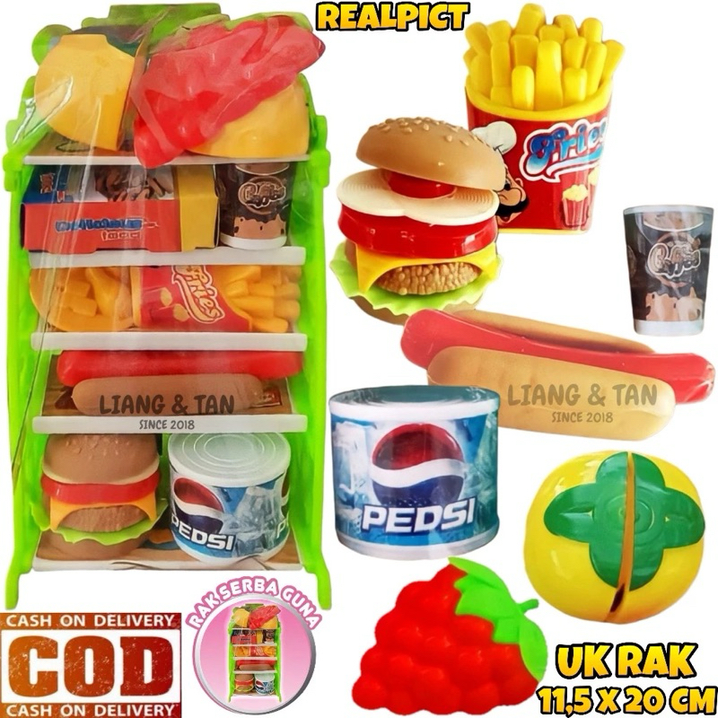 PROMO Mainan Anak Rak Makanan dan Minuman