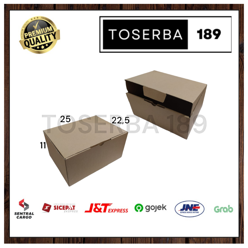 

kardus packing diecut/box pizza uk 25x22,5x11 cm