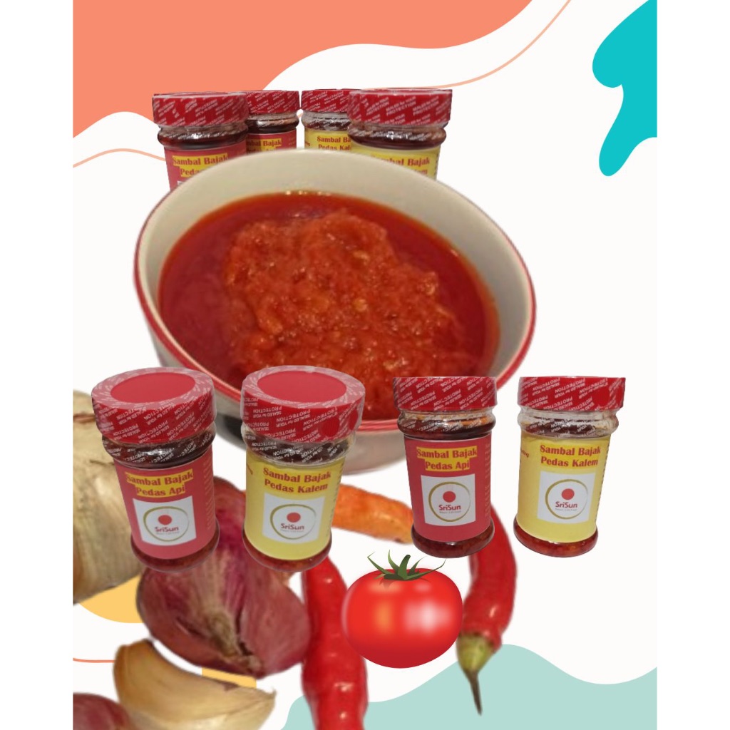 

Sambal Bajak Sambel Pedas Gurih Enak Terasi Balado cocol promo murah