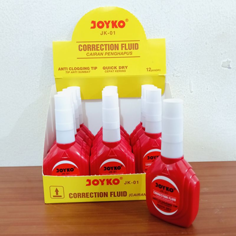 

TIP-EX / STIPO / CORRECTION TAPE CAIR JOYKO JK-01 ( BASAH )