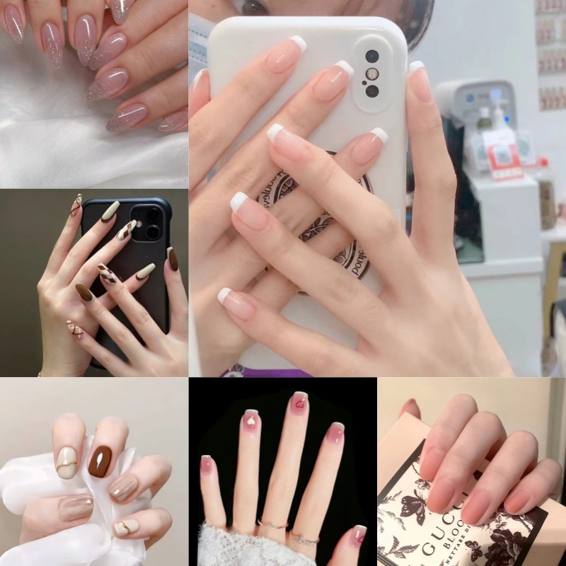 Kuku Palsu Nail Art Fake Nails Kuku Palsu Anak Lem Kuku Palsu Kuku Palsu