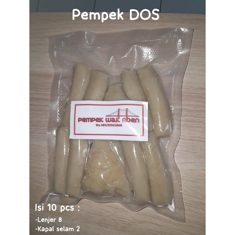 

Pempek DOS WAK ADEN Isi 10 pcs