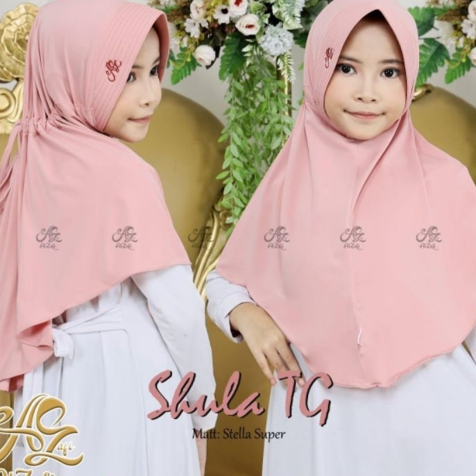 AL ZAFI SHULA TG HIJAB INSTAN ANAK MATT.JERSEY STELLA SUPER BY BUNGA HIJAB