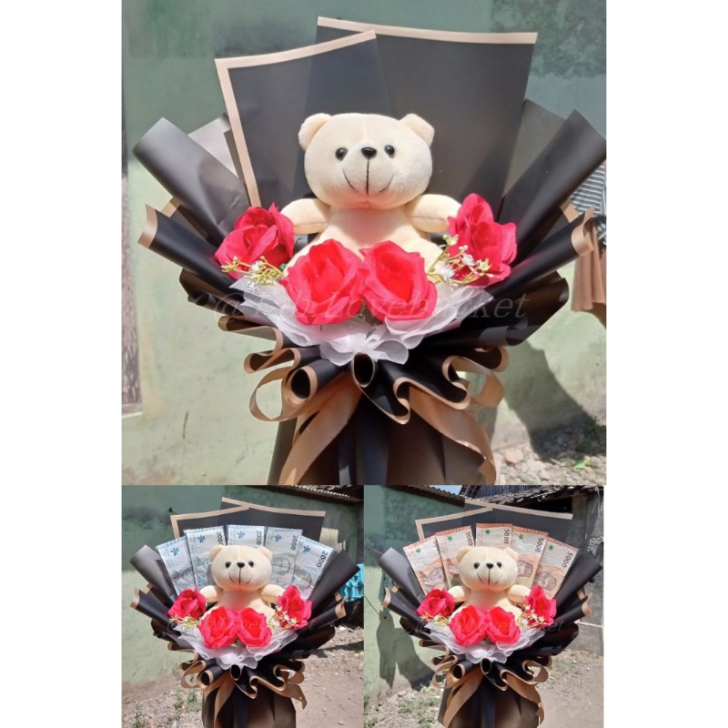 BUCKET BONEKA WISUDA SEMPRO ULANGTAHUN / BUKET BONEKA WISUDA / BUCKET BUNGA WISUDA / BUCKET BONEKA B