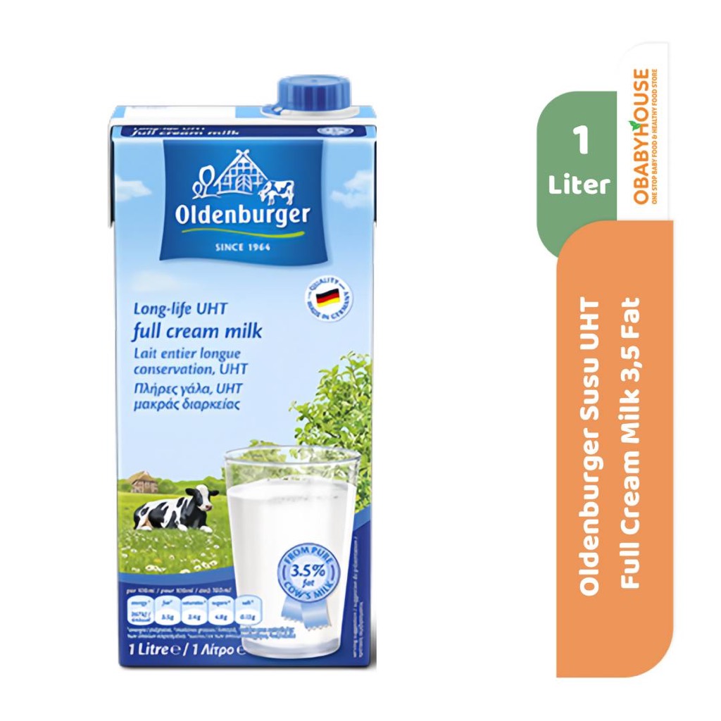 

Oldenburger Susu UHT Full Cream Milk 3,5 Fat 1 L