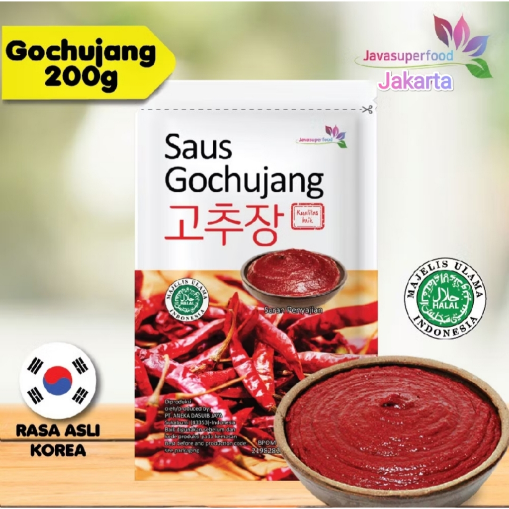 

Saus Gochujang - Korean Chili Paste - Pasta Cabai Sambel - 200g - Halal