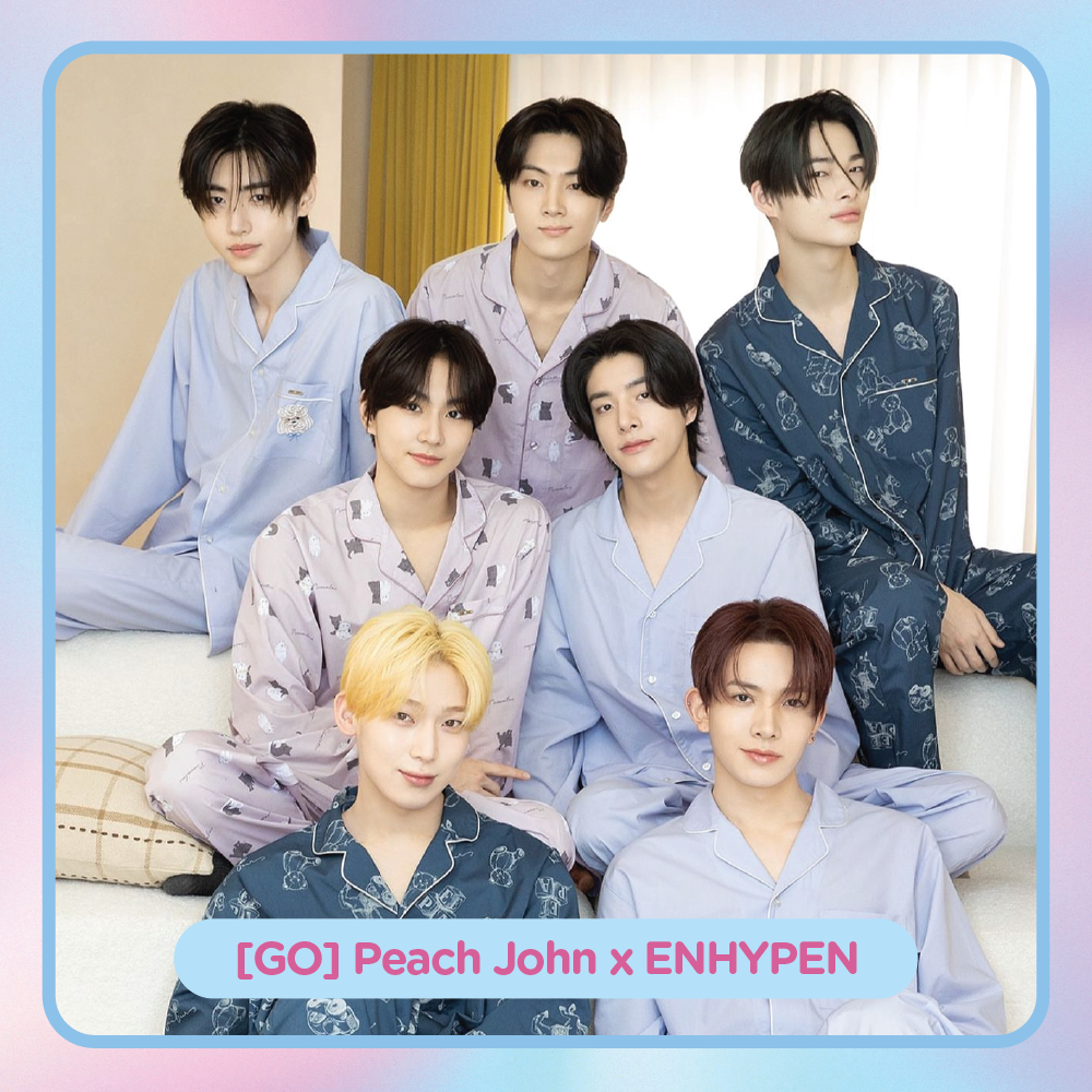 [PO] PEACH JOHN x ENHYPEN Pajamas ~ Autumn Collection [OFFICIAL JAPAN]