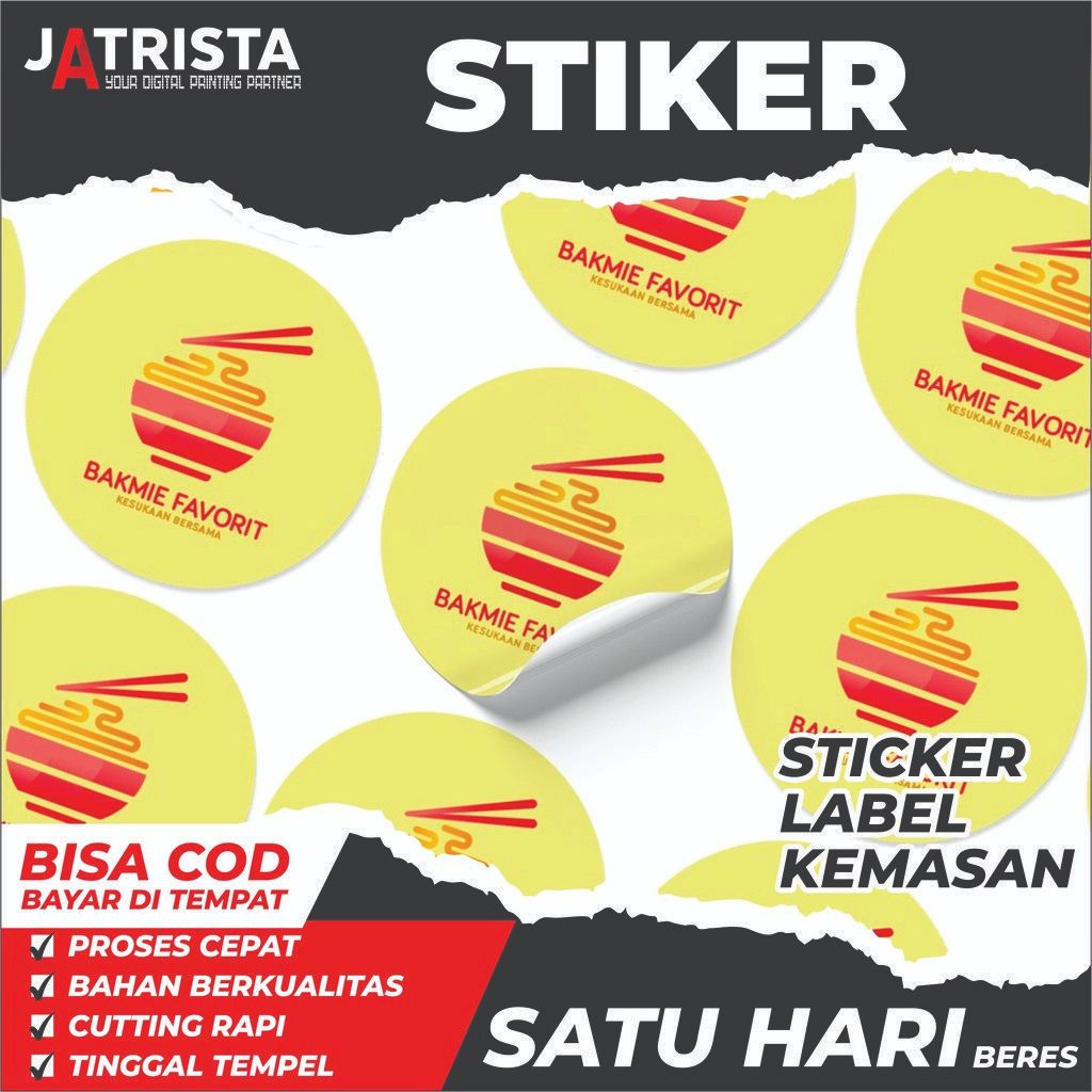 

Cetak Stiker Chromo Cut A3 Murah / Cetak Stiker Label Kemasan Makanan Minuman Online Shop Brand Murah Premium Berkualitas