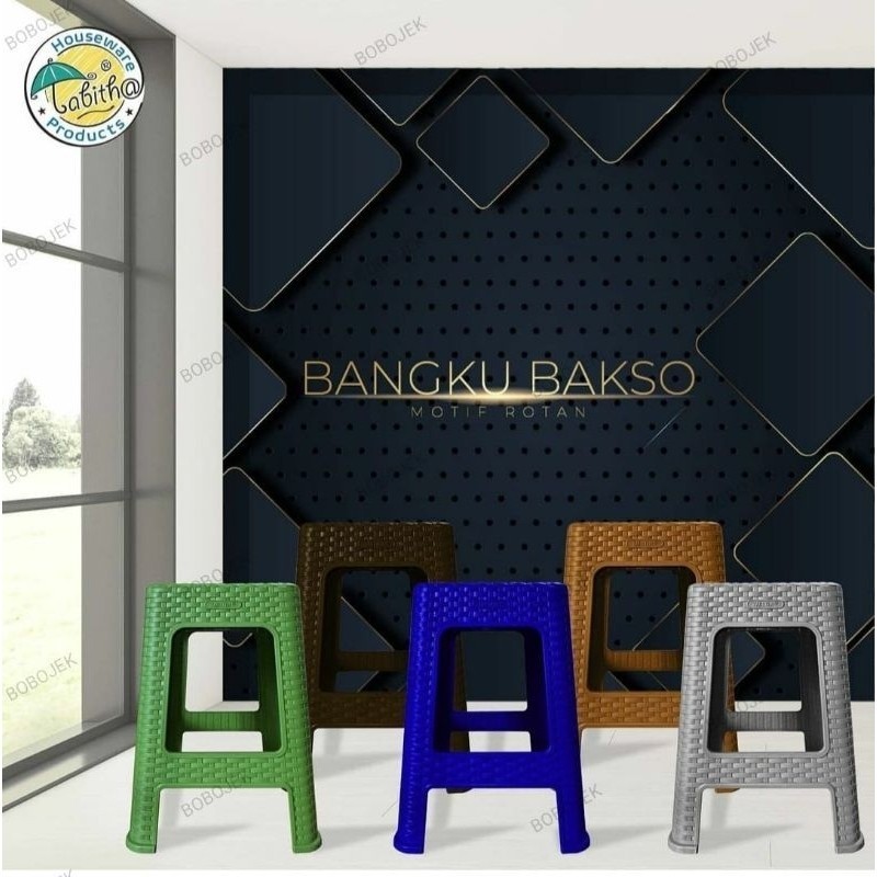 Kursi Baso Segi Rotan Plastik Kursi Taman Kursi Bakso Plastik Rotan Kursi Plastik Rotan Baso