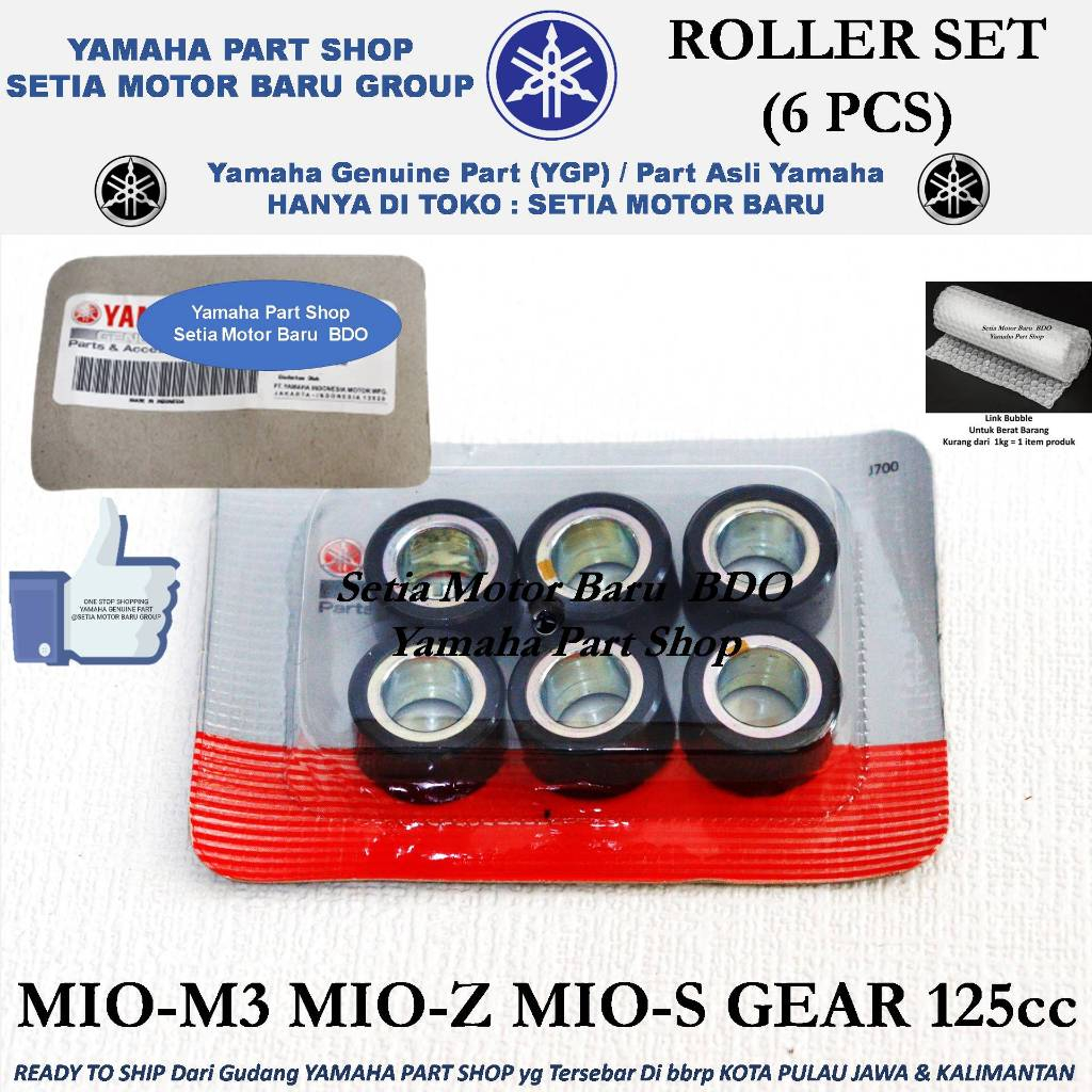 Weight Roler Roller Kit Set Motor Mio Z Mio M3 Mio S Gear 125cc Ori Asli Yamaha Bandung