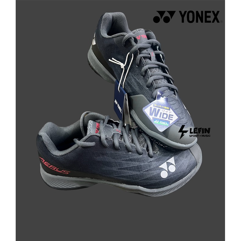 Sepatu Badminton Yonex Aerus Z WIDE Dark Grey SHBAZ2MEX / AERUS Z2