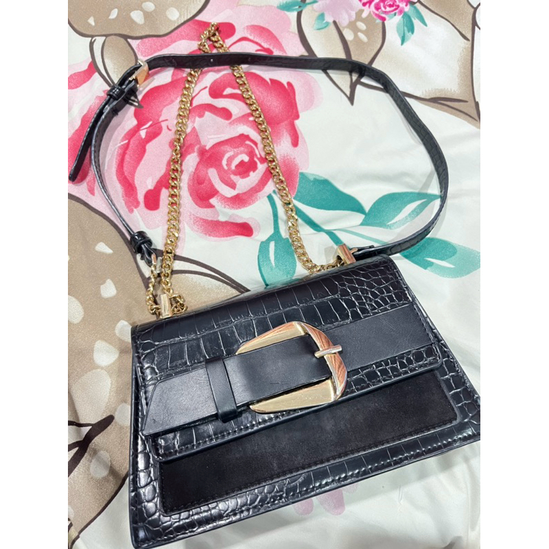 PEDRO preloved sling bag shoulder bag tas selempang pesta formal fashion kekinian croco