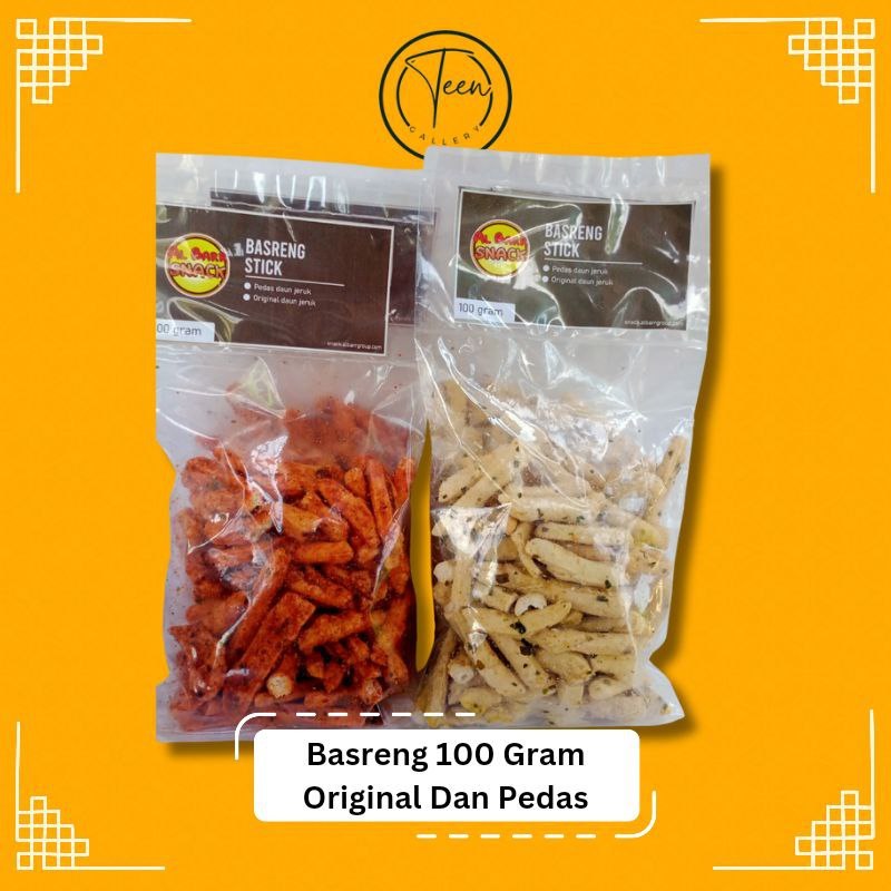 

Basreng AlBarr Kemasan 100gram Original Pedas Daun Jeruk