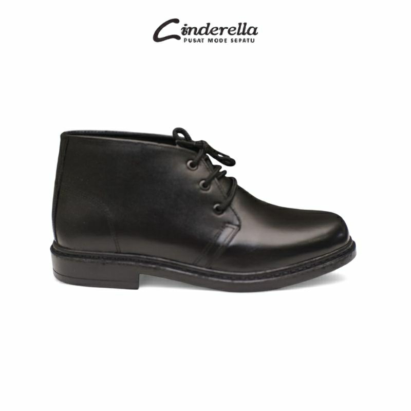 Sepatu Pantofel Paskibra Pria Handymen PDH Hitam