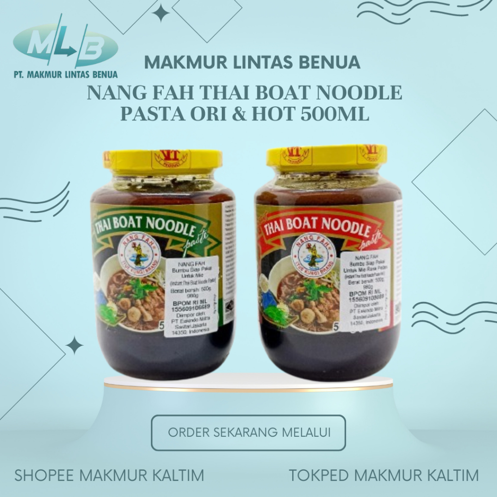 

NANG FAH THAI BOAT NOODLE PASTE ORIGINAL DAN HOT 500ML