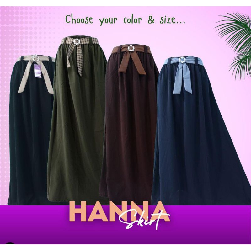 Rok Muslimah Syar’i – Rok panjang hitam pekat Adem Lembut Tidak Menerawang | Rok Wanita Hijab Elegan