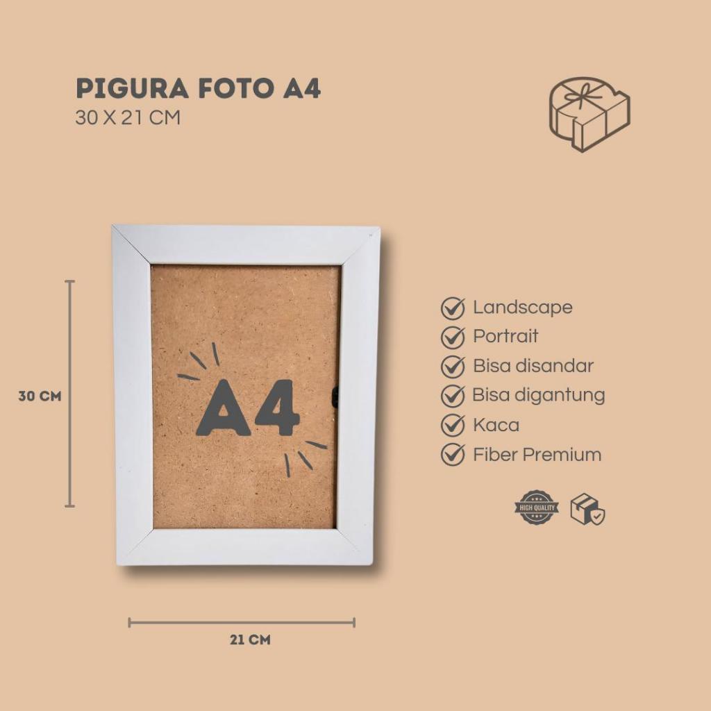 PIGURA bingkai foto aesthetic 21x30 A4 figura sertifikat