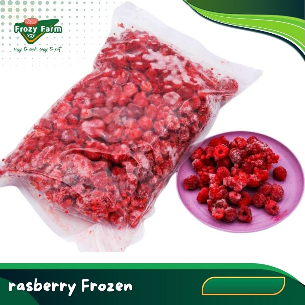 

Rasberry Frozen 1kg / Rasberry / Buah Raspberry Beku