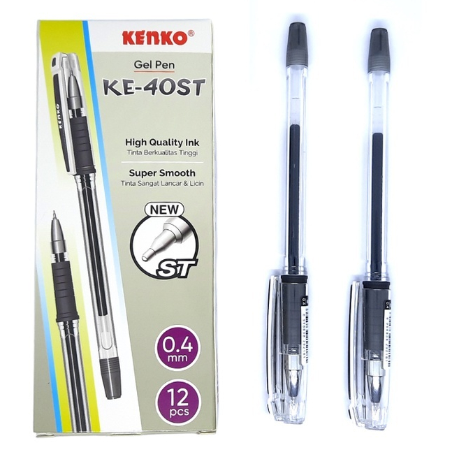 

Pulpen Gel Kenko KE-40ST 0.4mm / Gel Pen 0.4mm /pcs