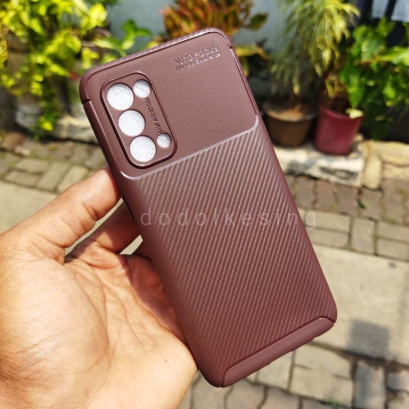 Oppo Reno 5 Soft Case Auto Focus Carbon Betlee Original