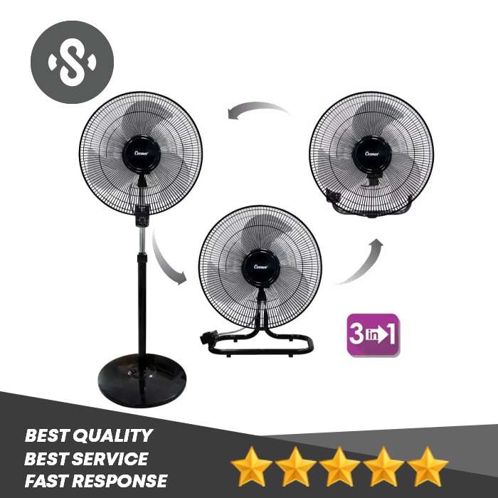 Kipas Angin Cosmos SBF1802 Berdiri 18 inch 3in1 Besi Wadesta SBF1802