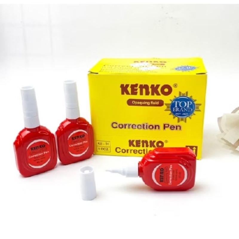 

Correction Pen Kenko KE - 01/Tip Ex Kenko merah/Tip - Ex Cair