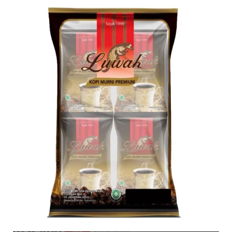 

Luwak Kopi Murni Premium Instan 10 + 6 x 6.5 gram